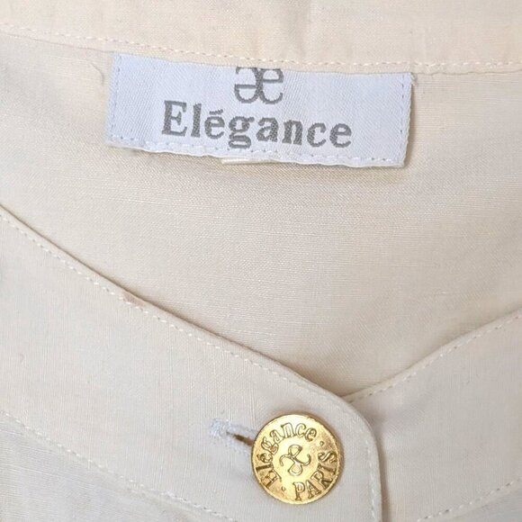 V. Elégance Paris Dressy Embroidered Tunic Top - Picture 10 of 10